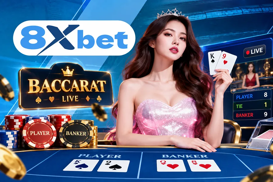 Sòng bài baccarat sống động như đang ở casino